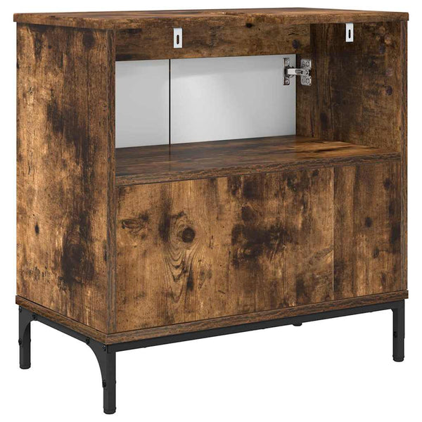 Waschbeckenschrank Geräucherte Eiche 60,5 cm