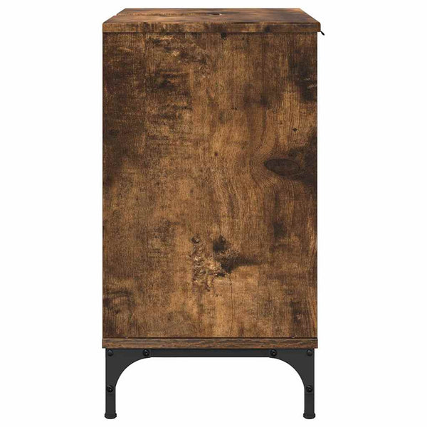 Waschbeckenschrank Geräucherte Eiche 60,5 cm