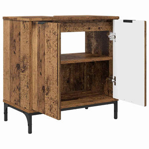 Waschbeckenschrank Altholz 60 cm