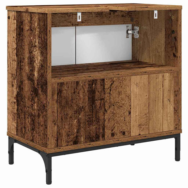 Waschbeckenschrank Altholz 60 cm