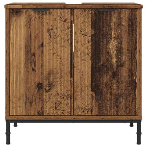 Waschbeckenschrank Altholz 60 cm