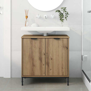 Waschbeckenschrank Artisan-Eiche 60,5 cm