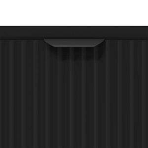 Schwarzes Sideboard 79,5 cm Holzwerkstoff