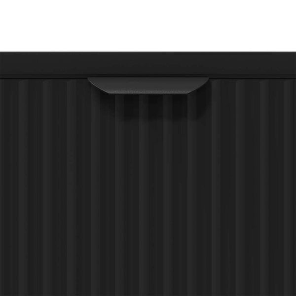 Schwarzes Sideboard 79,5 cm Holzwerkstoff