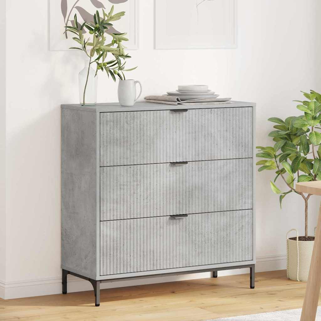 Sideboard Beton Grau 79,5 cm