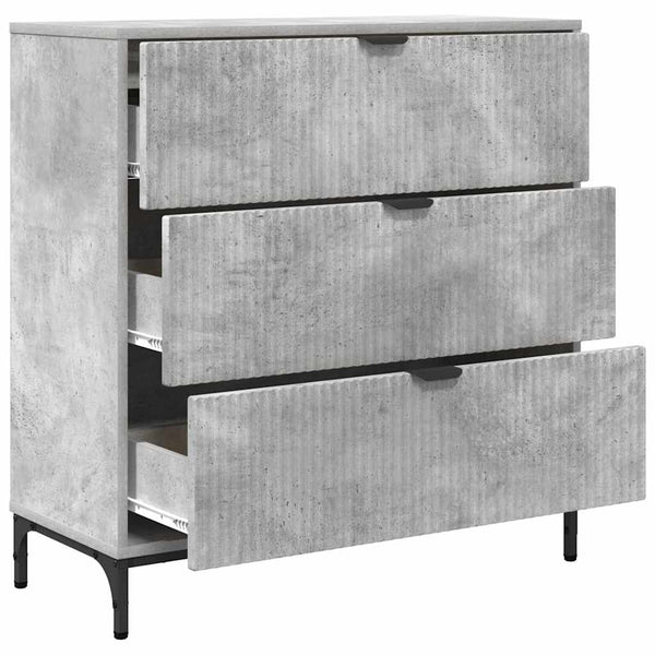 Sideboard Beton Grau 79,5 cm