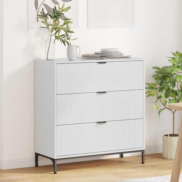 Sideboard Weiß Hochglanz 79,5 cm