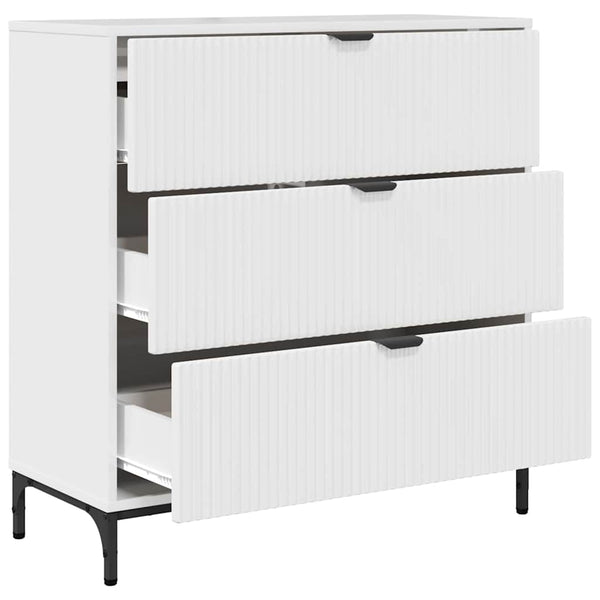 Sideboard Weiß Hochglanz 79,5 cm