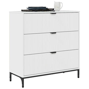 Sideboard Weiß Hochglanz 79,5 cm