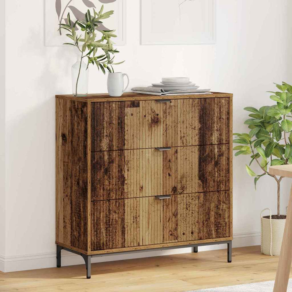 vidaXL Sideboard Reclaimed Wood 79.5 x 33 x 82 cm Engineered Wood