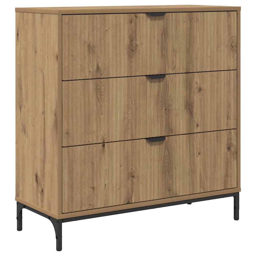 vidaXL Sideboard Artisan Oak 79.5 x 33 x 82 cm Engineered Wood