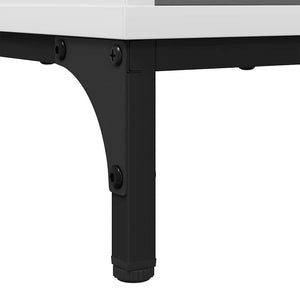 Weißes Sideboard mit Schubladen, 89,5 cm