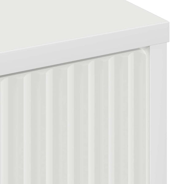 Weißes Sideboard mit Schubladen, 89,5 cm