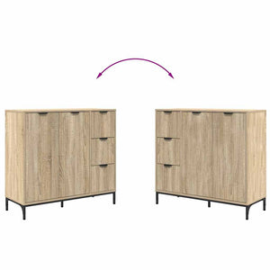 Sonoma Eiche Sideboard, 89,5 cm
