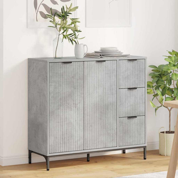 Beton Grau Sideboard 89,5 cm