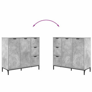 Beton Grau Sideboard 89,5 cm