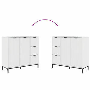 Hochglanz Weißes Sideboard 89,5 cm