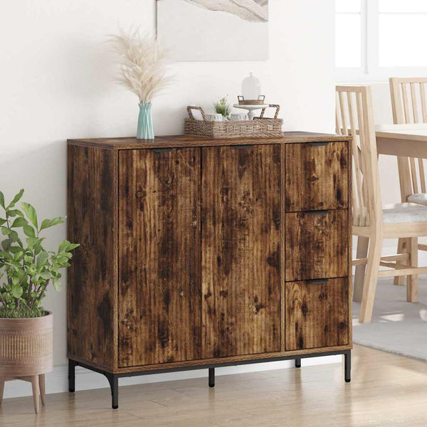 Sideboard Geräucherte Eiche 89,5 cm