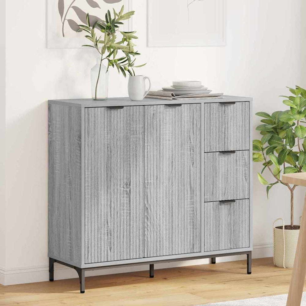 Sideboard Grau Sonoma 89,5 cm