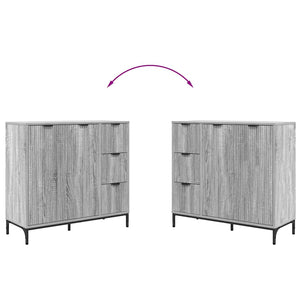 Sideboard Grau Sonoma 89,5 cm