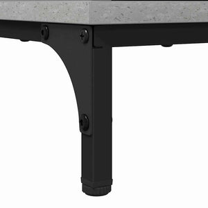 Betongrauer Nachttisch mit Schubladen