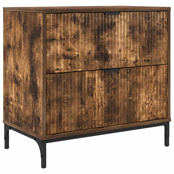 Nachttisch Räuchereiche Holzwerkstoff