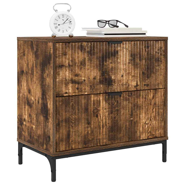 Nachttisch Räuchereiche Holzwerkstoff