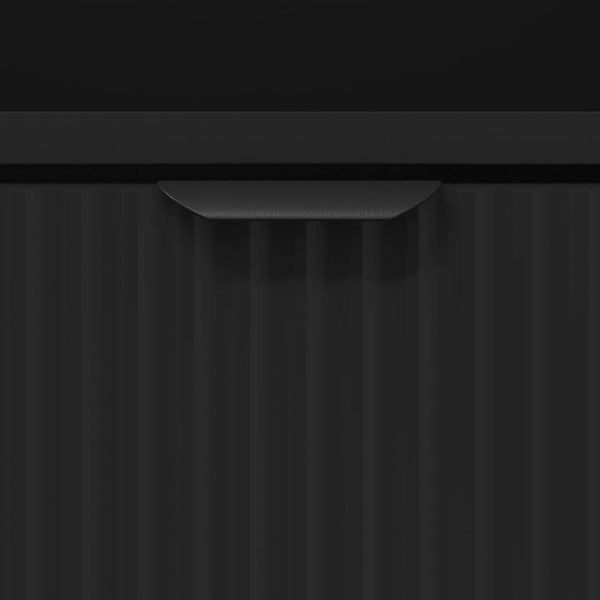Nachttische 2er Set Schwarz Holz