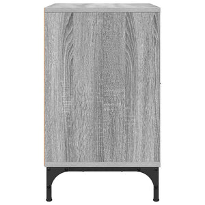 Grauer Nachttisch Sonoma, 49 cm