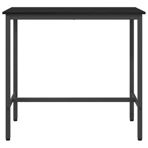 Tisch Schwarz Eichenoptik 100x50cm