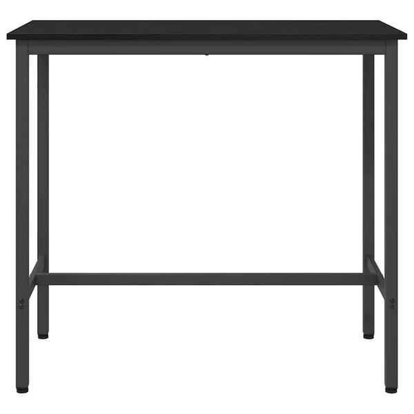 Tisch Schwarz Eichenoptik 100x50cm