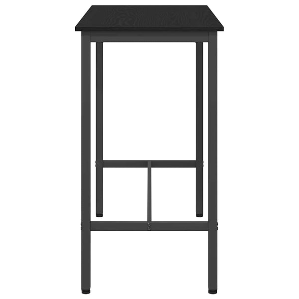 Tisch Schwarz Eichenoptik 100x50cm