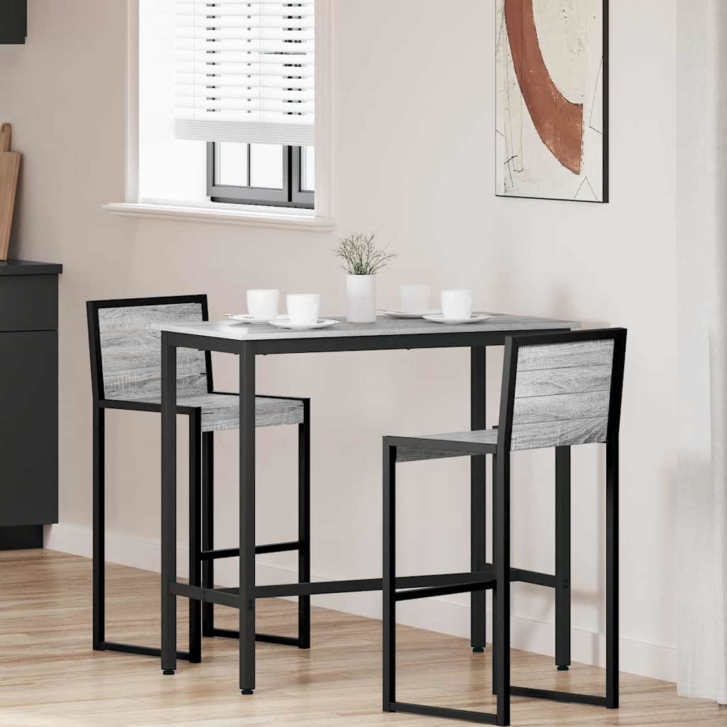 Grauer Sonoma Tisch 100x50 cm