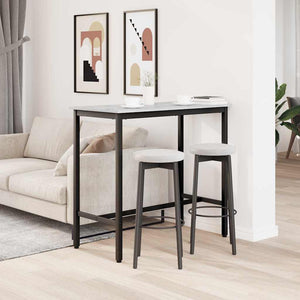 Grauer Sonoma Tisch 100x50 cm