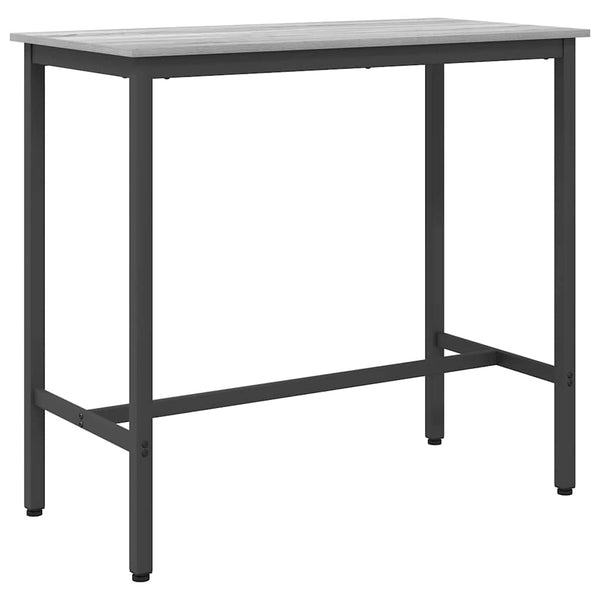 Grauer Sonoma Tisch 100x50 cm