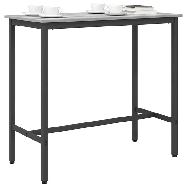 Grauer Sonoma Tisch 100x50 cm