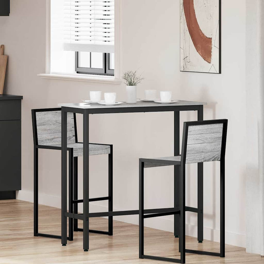 Grauer Sonoma Tisch 100x40 cm
