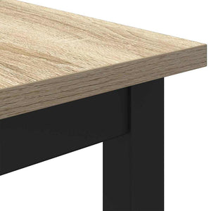 Tisch Sonoma-Eiche 100 cm Holz und Stahl