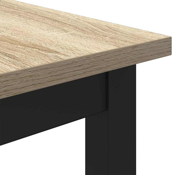 Tisch Sonoma-Eiche 100 cm Holz und Stahl