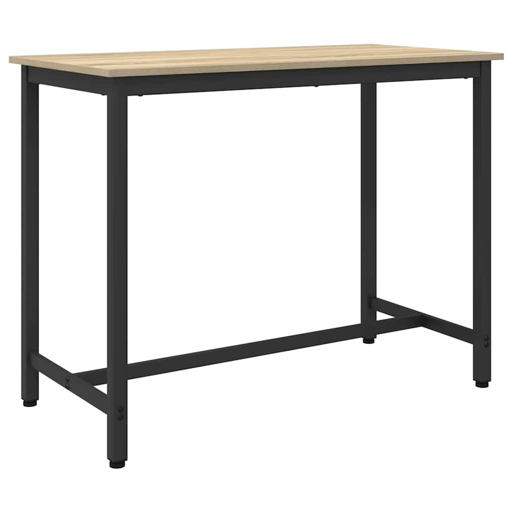 vidaXL Table Chêne Sonoma 100 x 50 x 76,5 cm Bois d'ingénierie et Acier