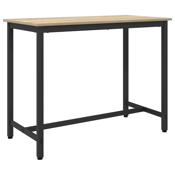 Tisch Sonoma-Eiche 100 cm Holz und Stahl