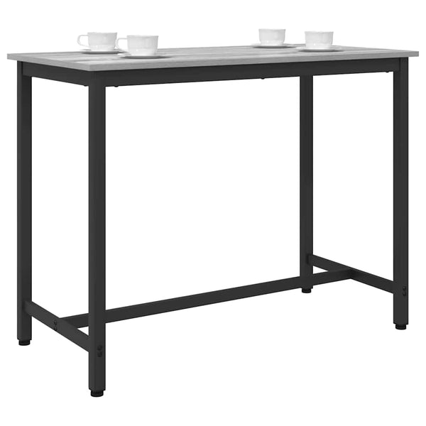 Grauer Sonoma Tisch 100x50 cm