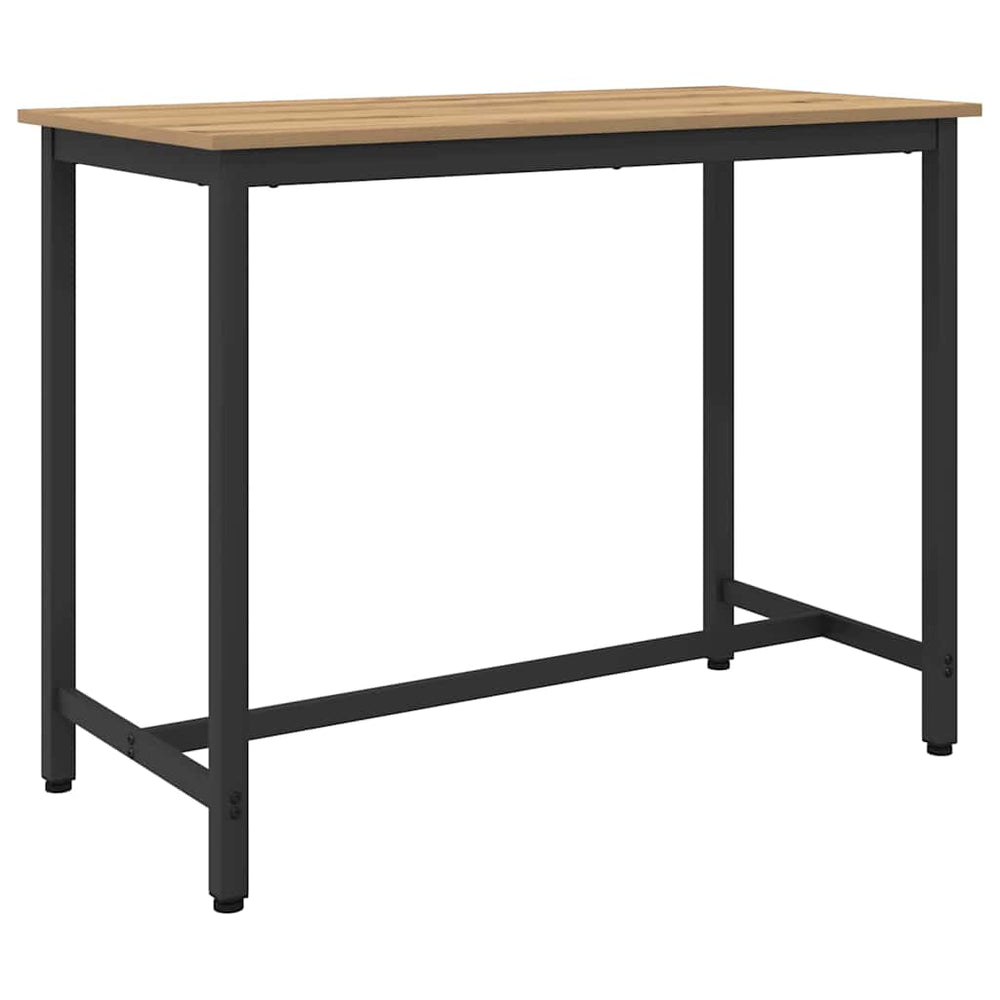 vidaXL Table Artisan Oak 100 x 50 x 76.5 cm