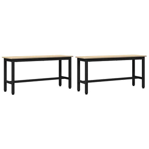 Esstischbank 2er Set Sonoma Eiche