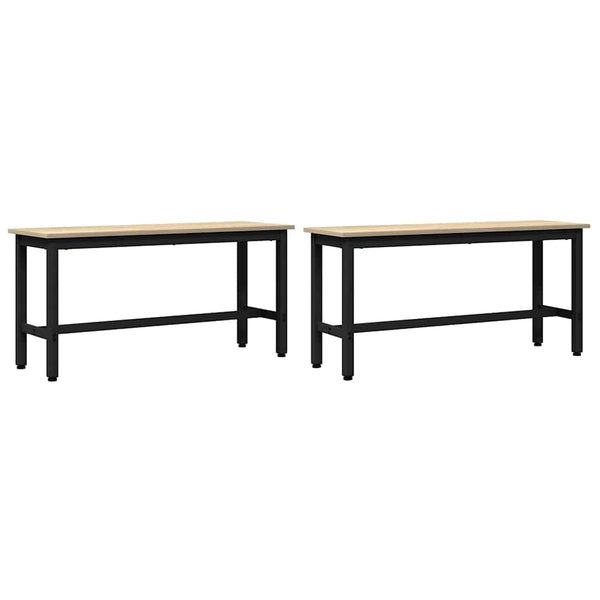 Esstischbank 2er Set Sonoma Eiche