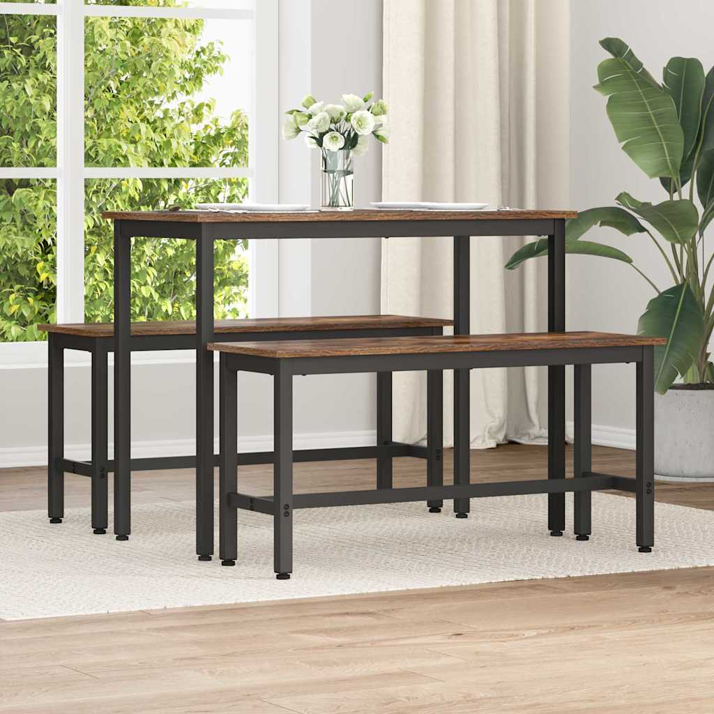 Esstischbank Geräucherte Eiche 100 cm
