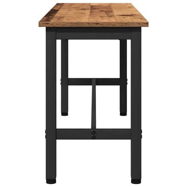 Esstischbank 2er Set Altholz 100 cm