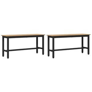 Esszimmerbank 2er Set Artisan Eiche