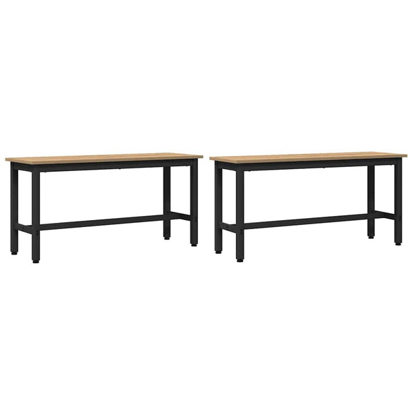 Esszimmerbank 2er Set Artisan Eiche