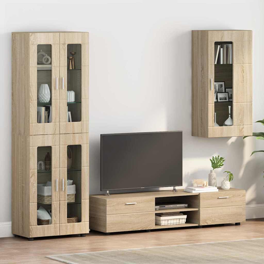 Holzschrank Sonoma-Eiche 100 cm